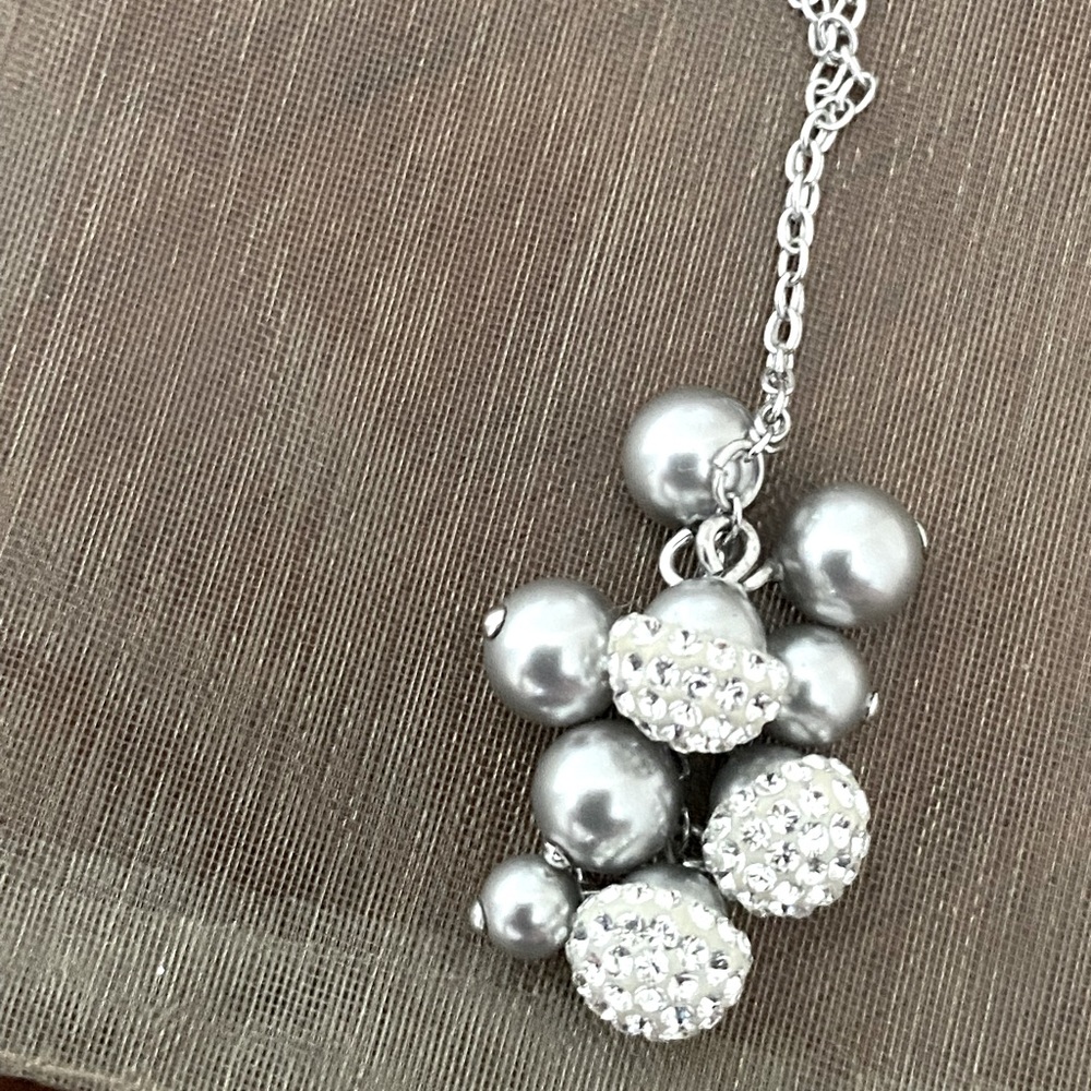 Swarovski Crystal and pearl necklace